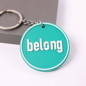 Llavero Promocional Personalizado Ecológico de Aleación de Zinc, PVC Suave, Logotipo Personalizado, Letra de Silicona 2D - Product Image 5