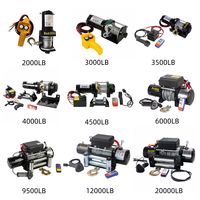 Winch 4x4 12v Anti-Slip Otomatis dengan Rem, Tahan Air, Remote Nirkabel CE, Langsung dari Pabrik, untuk Penyelamatan Trailer Offroad