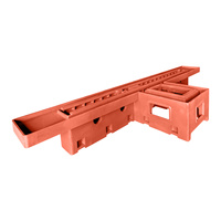 Vente directe des fabricants : Lit de tour en fonte grise pour machine-outil CNC, fabrication sur mesure