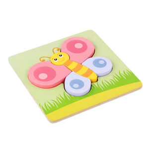 Rompecabezas de Madera Grueso de 5 Piezas, Actividad Educativa Sin Pantalla para Niños Pequeños, Preescolares y Niños - Product Image 5