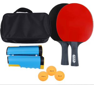 <span class=keywords><strong>Raquette</strong></span> de Tennis de Table professionnelle en bois, ensemble de 4 balles, <span class=keywords><strong>filet</strong></span> Portable - Product Image 4