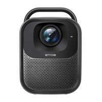 Projecteur Google entièrement intégré, portable, pour la maison, 1080P HD, Android 11, projecteur intelligent laser transparent, 1000 lumens