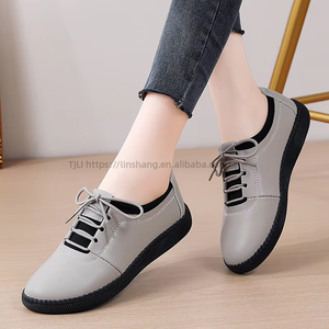 Spring Summer <b>for</b> Women Versatile Mother's <b>Shoes</b> Middle-Aged <b>Elderly</b> Soft-Soled Soft-Surface Women's Casual <b>Shoes</b> - Product Image 1