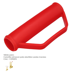 Manico di Ricambio in Plastica per Carrello da Magazzino con Pala Pieghevole - Product Image 1
