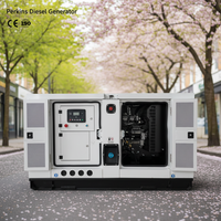 Générateur diesel de secours Perkins 60 kVA 48 kW triphasé super silencieux insonorisé, conception britannique, ATS 230 V 400 V, moteur Weichai 24 V