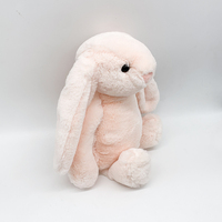 Boneka Kelinci Plush Sublimasi Laris Manis, Mainan Hewan Isi Dakron, Squishy Kawauu Bahan Super Lembut, Logo Custom, Hadiah Anak, Grosir