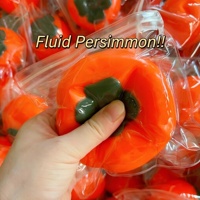 Jouet anti-stress unisexe en plastique souple en forme de fraise, grand format, à couleurs changeantes, pour les 14 ans et plus, pour la simulation créative et la décompression