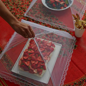 Cubierta de Malla Transpirable para Alimentos, Plegable y Reutilizable, para <span class=keywords><strong>Picnic</strong></span>, Camping y Cocina, con Protección Contra Moscas e Insectos - Product Image 4