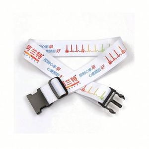 Correa de Equipaje Profesional Ajustable de 50 mm de Ancho, Impresa por Sublimación en Poliéster, con Hebilla de Liberación Personalizada para Maleta - Product Image 4