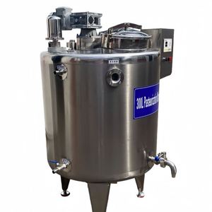 เครื่องพาสเจอร์ไรซ์นมสแตนเลสเกรดอาหาร STRONG100L สำหรับฆ่าเชื้อนม นมแพะ นมอูฐ น้ำผลไม้ ไข่ ใช้ในโรงงานแปรรูปนม - Product Image 3