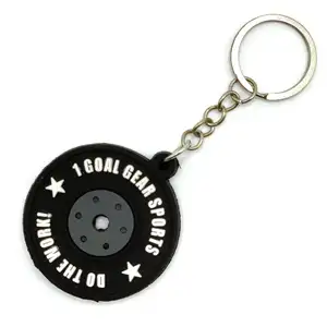 New Product Hot Sale Key Chains Pvc 3D Rubber Silicone Key Ring Carabiner Keychain