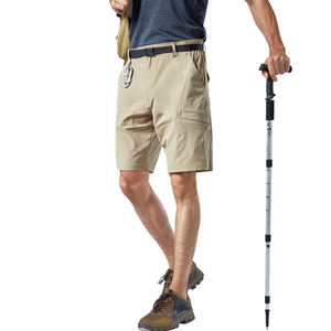 Pantaloncini elasticizzati da uomo in Nylon da uomo ad asciugatura rapida al ginocchio pantaloncini da campeggio traspiranti da <span class=keywords><strong>Trekking</strong></span> sportivo all'aperto intrecciati - Product Image 3