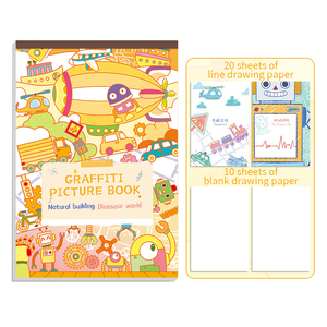 Las fábricas de personalización de libros de tapa dura ofrecen servicios de impresión offset para libros de pegatinas de dibujo para niños con grapas. - Product Image 4