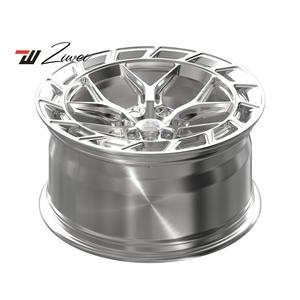 ZW Forgé 5X112 5X130 Argent Finition Roues De Voiture De Tourisme pour <span class=keywords><strong>Mercedes</strong></span> <span class=keywords><strong>AMG</strong></span> C-<span class=keywords><strong>Clas</strong></span> W205 Classe E W213 18 19 20 21 22 Pouces Jantes - Product Image 2