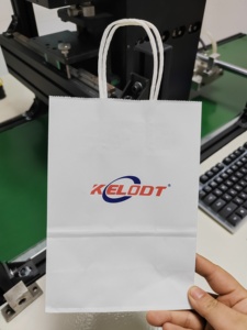 Kl New tự động UV máy in phun duy nhất vượt qua tấm Fed máy kỹ thuật số 600dpi Cmyk cho in nhãn trên giấy & carton - Product Image 5