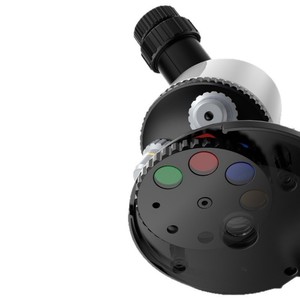 Microscope biologique rotatif à 360 degrés pour enfants, jouet éducatif avec 5 orifices de condenseur et source de lumière LED - Product Image 3