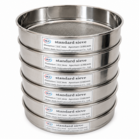 Stainless Steel Soil Sieve For Sand Testing ASTM Compliant Metal Equipment