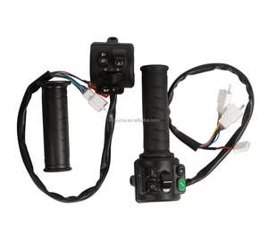 Poignées de guidon de <span class=keywords><strong>moto</strong></span>, poignées de motocross pour guidon de <span class=keywords><strong>moto</strong></span> tout-terrain, guidon universel pour <span class=keywords><strong>moto</strong></span> tout-terrain, garantie 1 an - Product Image 2