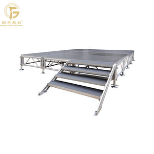 Olay canlı konserler için profesyonel taşınabilir alüminyum sahne ekipmanları sistemi kare asma ekran Aluminio alaşım inşaat - Product Image 4