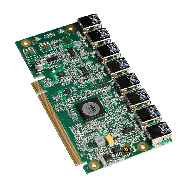 PCI-E 16X Turn 8-port PCI-E USB3.0 Graphics Card Expansion Card PCI-E Expansion Card 1 Point 8 One Drag Eight