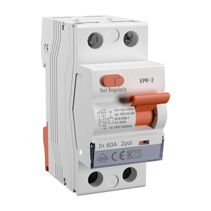 1P + N 2P 16-80A AC 240 В IP20 10KA EPR-2-2P выключатель остаточного тока - Product Image 1