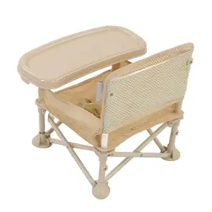 Chaise de pique-nique de camping NPOT chaise d'entraînement portable haute fiabilité pour enfant en bas âge chaise de bébé métal personnaliser pliable moderne 2kg