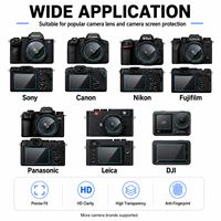 Film protecteur d'objectif d'appareil photo en PET transparent personnalisé avec surface anti-rayures et anti-traces de doigts pour appareils photo et dispositifs optiques
