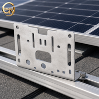 Support de panneau solaire en aluminium découpé au laser OEM, pièce de montage découpée au laser CNC