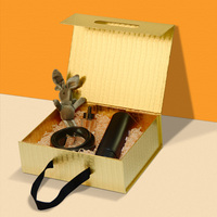 Boîte cadeau en carton pliable magnétique de luxe, nouveau design, personnalisée, pour flacon de parfum cosmétique, emballage de soins de la peau