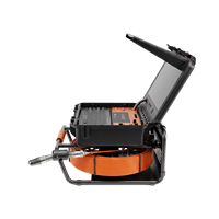 Caméra d'inspection des canalisations AMJET R13-Max 33 mm avec rotation à 360 degrés et câble de 50 m 7 mm pour l'inspection commerciale des canalisations