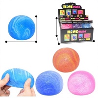 Jouet anti-stress souple en maltose, directement de l'usine, en forme de glaçons transparents à rebond lent, vente en gros de jouets anti-stress souples