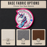 Patch personnalisé pour sac à dos, symbole brodé sur velcro, badge brodé, emblème en tissu pour vêtements