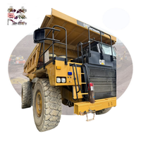 Camion benne tout-terrain CAT 773E d'occasion, peinture d'origine, benne de 35,2 m³ pour l'exploitation minière en ciel ouvert, alternative aux 775E et 772E pour le transport de minerai