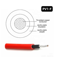 WANBANG Kupfer DC Solar PV Kabel LSZH Isolierung Einadrig Rot und Schwarz 4mm2 6mm2 10mm2 Rolle für Solarmodule