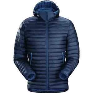 High Quality Winter Bubble Techwear Goose Feather Padded Puffer Down Jacket Men