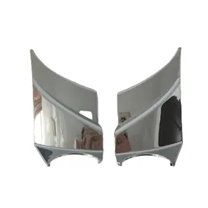 Chrome Accessories Truck Cab Spare Parts Plastic Corner Garnish Cover for ISUZU FRR NPR NKR ELF NLR 700P