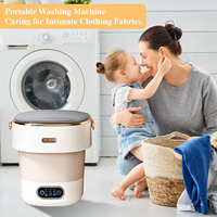 Mini Lave-linge Pliable Portable de 16 Litres avec Essoreuse, Grande Capacité, Machine à Laver Compacte