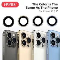 MRYES 3D 9H HD สำหรับโทรศัพท์มือถือโลหะอลูมิเนียมกล้องเลนส์ Protector สำหรับ iPhone 12 Pro Max iPhone 13