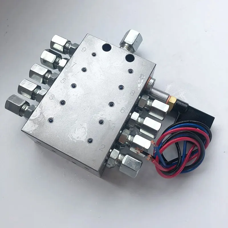 MVB-9 Manier Met Micro Schakelaar Vet Metering Apparaten Distributeur Of Dispenser Of Blok Voor Multi-Lijn En Progressieve Smering