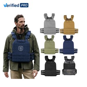 ナイロン戦術プレートキャリアベスト屋外調整可能モールクイックリリースカスタマイズ可能カラーサイズ装甲なし - Product Image 1