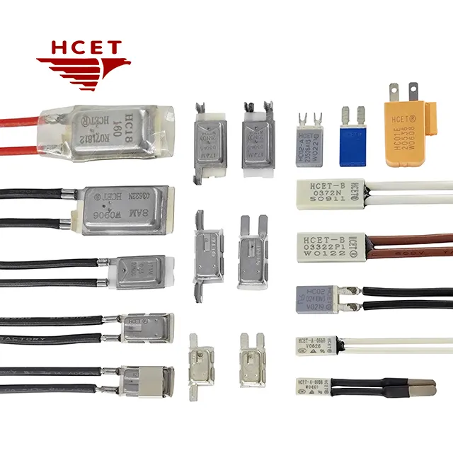 HCET-A สวิตซ์ป้องกันมอเตอร์พลาสติก, สวิตช์ป้องกันความร้อนโอเวอร์โหลดสวิตช์ป้องกันอุณหภูมิสวิตช์ตัดความร้อนรีเซ็ตได้