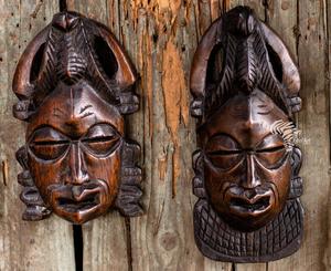 RENART AFRIKAN Congo DRC Escultura de Madera Tallada a Mano, Escultura de Madera Pulida, Arte Africano Tradicional - Product Image 2