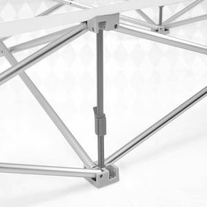 One Piece Pop-up Aluminum <b>Frame</b> Display Rack with Detachable Elastic Fabric 230x230cm Modern Style for Indoor and Outdoor Use - Product Image 6