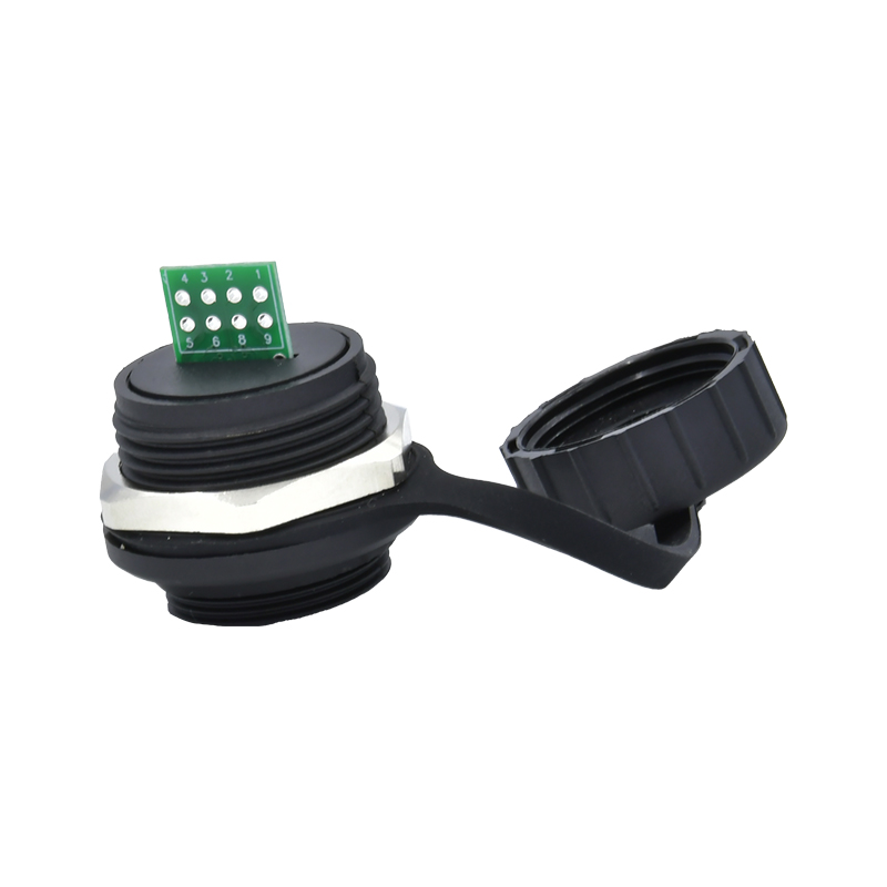 Type C Male 8pin Waterproof USB Connector Panel Mount 3.0 Micro USB B Connector PCB