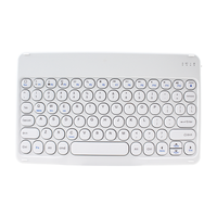 Z30 Keyboard ponsel nirkabel baru 2024, Tablet PC 10 inci ultra-tipis dengan tombol bulat Keyboard portabel Mini Logo kustom