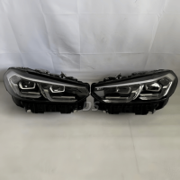 Pour BMW X4 Phare G02, Ensemble de phares X3 I, Éclairage avant G01, Lentille LED G08, Module de couvercle de lampe Gauche Droit, OEM Haute Qualité