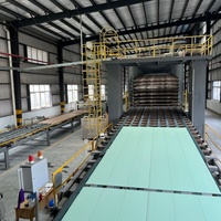 Nouvelle ligne de production de cloisons en plaques de plâtre entièrement automatisée et économe en énergie, commande par PLC