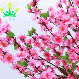 50 Piezas de Flores Artificiales de Seda y Plástico, Tipo <span class=keywords><strong>Flor</strong></span> de Cerezo y Durazno, para Decoración de Bodas, Ecológicas, con Tacto Natural - Product Image 6