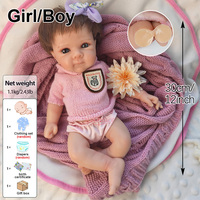 Poupées Reborn en Silicone pour Filles, 12 pouces, Bettie, Bébé Moneca, Anatomiquement Correctes, avec Cheveux Implantés, Douces au Toucher pour un Câlin Réconfortant