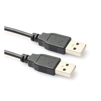 Nuevo Cable USB-A Macho a Macho 2025, Cable USB 2.0 con Conector Macho, Adaptador de Conector Recto USB 2.0 Hembra, Cable de Extensión Trenzado para Datos